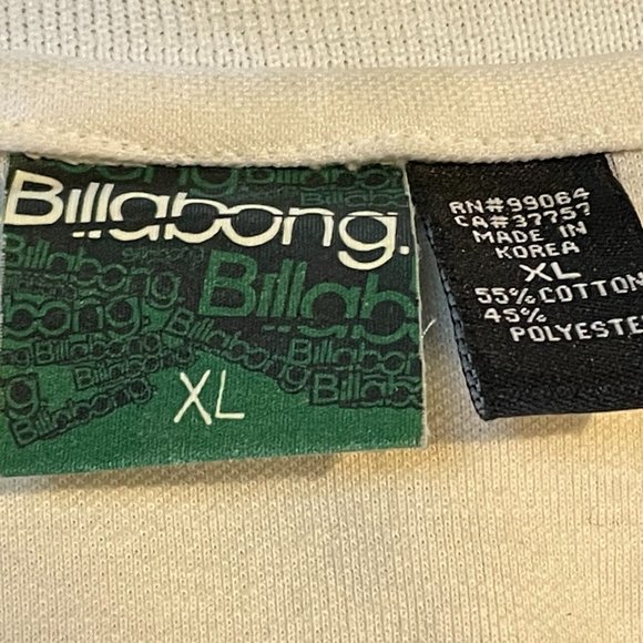 Billabong white and green warmup jacket XL - Picture 7 of 7